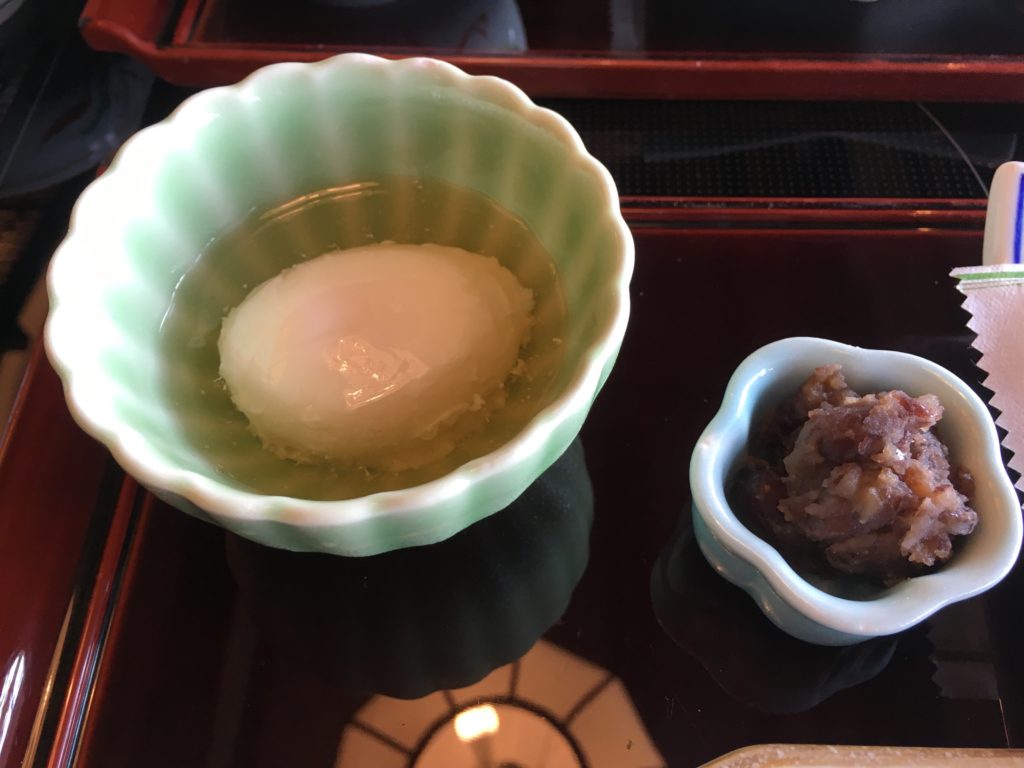 鎌倉パークホテル和みなもとの朝食の温泉卵